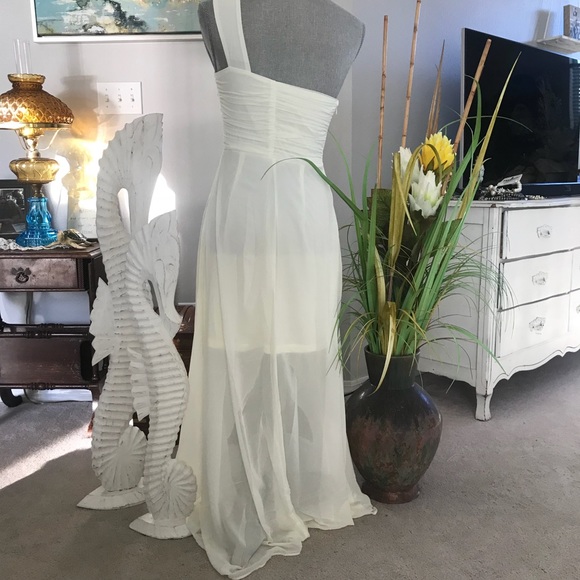 🌺Chiffon One Shoulder Dress🌺. Little bride to be - Picture 7 of 7